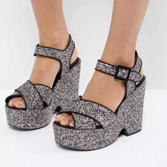 ASOS Shoes - New glitter platforms